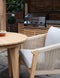 FSC Roma 80cm Bistro set with 2 Roma fixed chairs