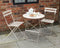 Padstow 2 Seater Folding Bistro Set - Champagne