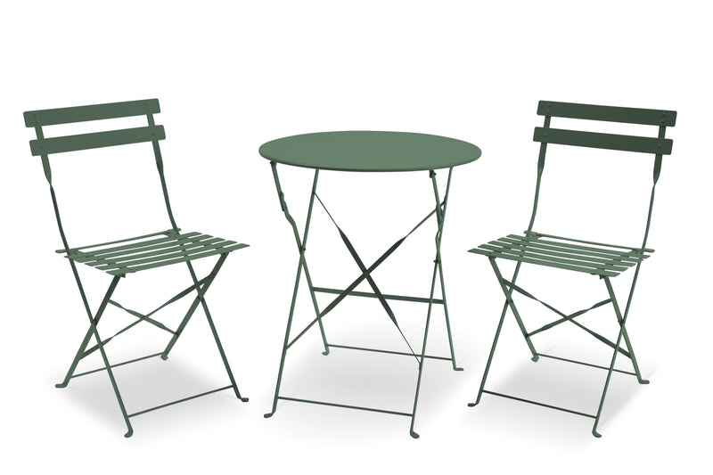 Padstow 2 Seater Folding Bistro Set - Olive