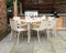 Porto 6 Seater Dining Set - Champagne