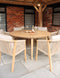 FSC Roma 150cm Table set with 6 Roma fixed chairs