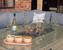 Wentworth Firepit 7pc Deluxe Modular Corner Dining / Lounging Set