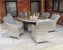 Wentworth Oval Imperial 6 Seater Set