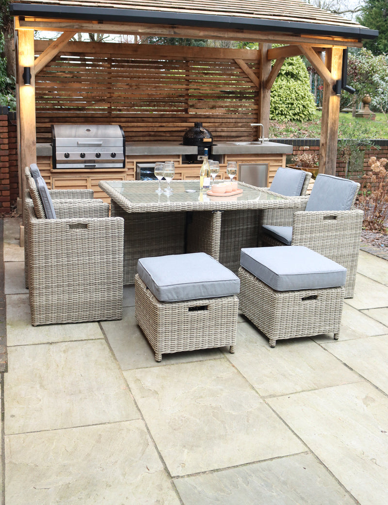 Wentworth 8 Seater Cube Set