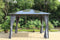 Zurich Polycarbonate Gazebo 3x3.6m Grey