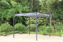 Prague Pergola Gazebo 3x3m Grey