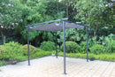 Prague Pergola Gazebo 3x3m Grey