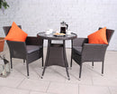 Malaga 2 Seater Fixed Bistro Set