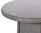 Nevada 6 Seater Round Dining Set - Grey