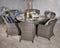 Paris 6 Seater Round Imperial Dining Set with Cushions
