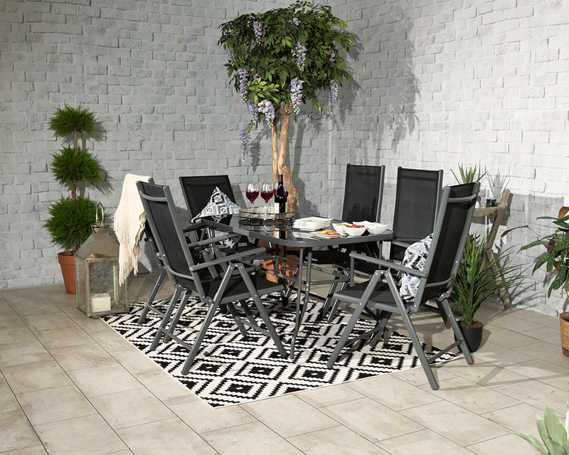 Rio 6 Seater Recliner Dining Set