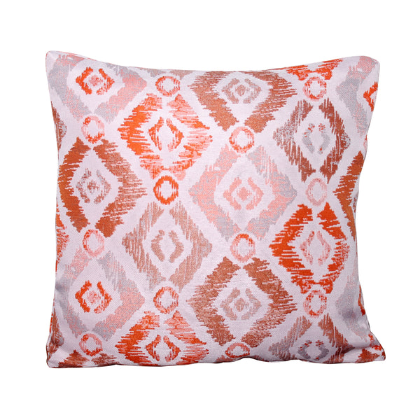 Orange Fleur patterned Scatter Cushion